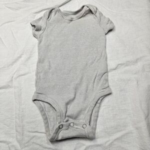 Carter's Gray Bodysuit Soft Cotton One Piece